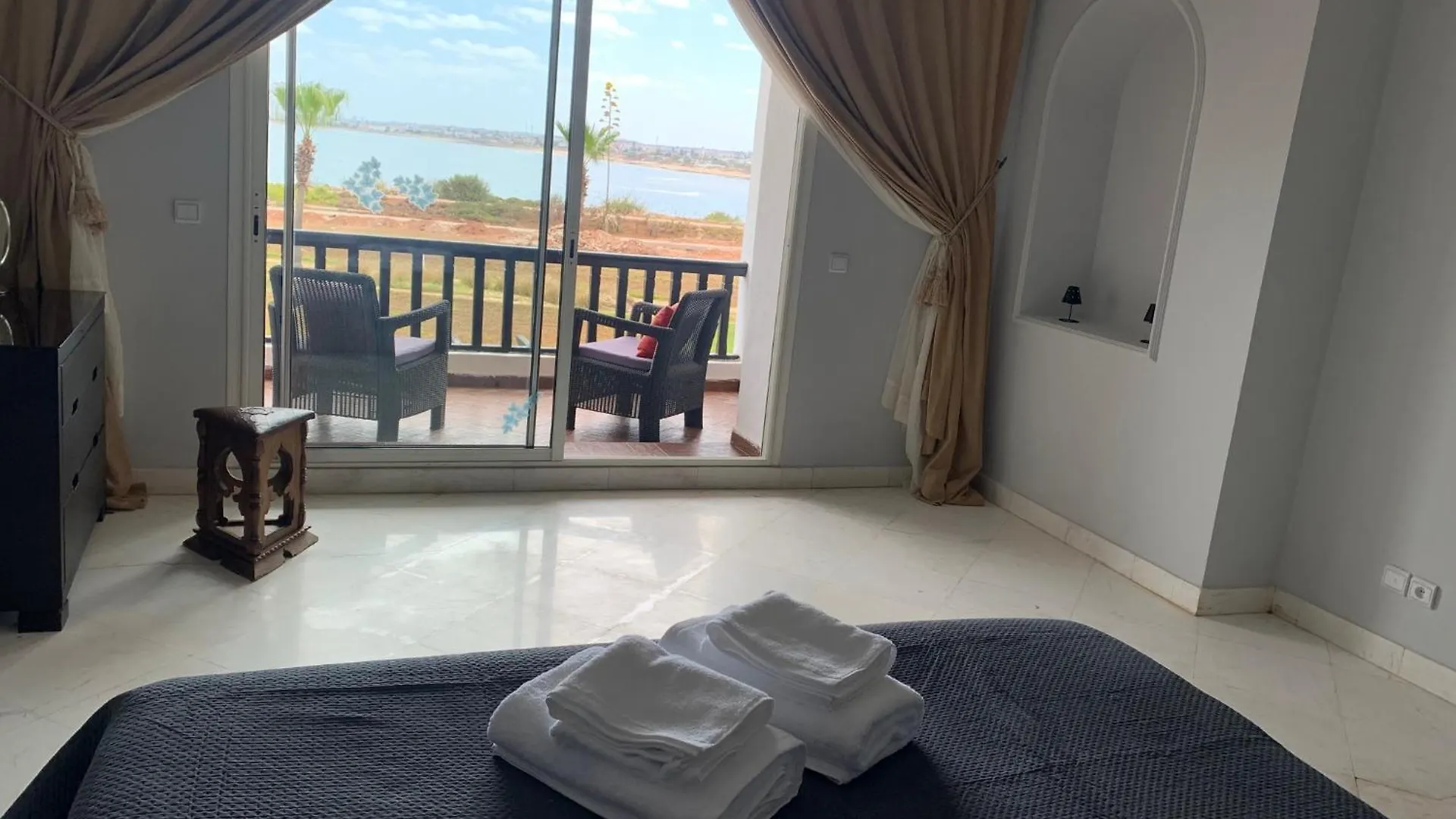 Luxury Seafront Villa With Ocean View, Pools, And Private Gardens Casablanca